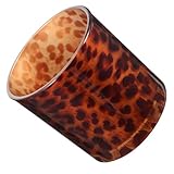 Porte-bougie léopard : une superbe décoration, un cadeau original pour vos amis, porte-bougies en verre