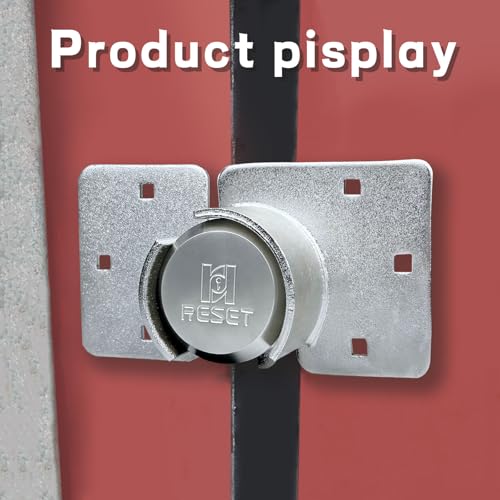 RESET-903 3 Pack Keyed Alike Puck Locks, 2-7/8" Hidden Shackle Padlocks with Keys, Heavy Duty Aluminum Alloy Body & Stainless Steel Shackle, Trailer Door Lock for Vans, Containers, Gates by RESET - Image 7
