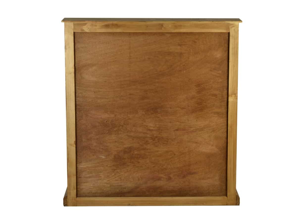 Sekretär Mexico Möbel 120x125x58 cm Landhausstil Massivholz Pinie Honig