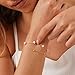 NECOCY Pearl Bracelets for Women Dainty 14K Gold Plated Pearl Beaded Bracelet Stack Trendy Thin Link Chain Charm Bracelets Set Stackable Tiny Wedding Bridesmaid Mother Gifts Jewelry for Women