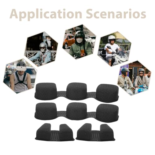 Almohadillas para casco transpirables con esponja absorbente de sudor 6