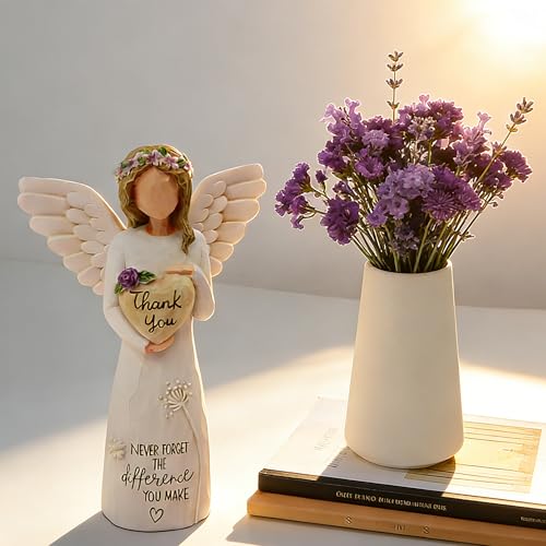 Estatua Ángel Gratitud Resina Decoración 5 in miniatura 3