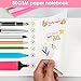 LABUK 60 Pack Notebooks Bulk, A5 Lined Journaling Notebooks Bulk, Rainbow Composition Notebooks Journals, 15 Colors 60 Pages for School Office