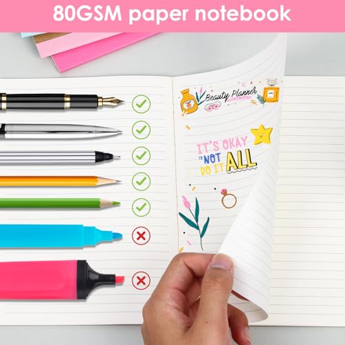 LABUK 60 Pack Notebooks Bulk, A5 Lined Journaling Notebooks Bulk, Rainbow Composition Notebooks Journals, 15 Colors 60 Pages for School Office by LABUK - Image 4