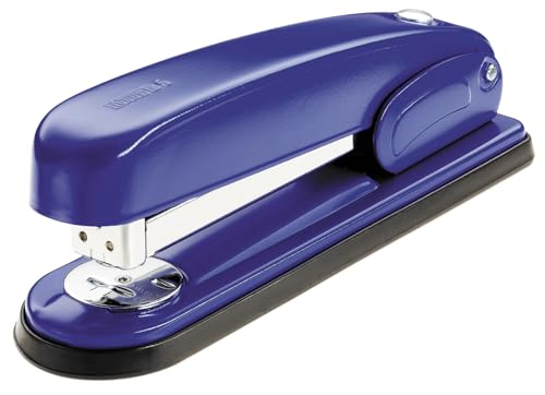 Agrafeuse Novus 020-1147 bleue pour petites fournitures de bureau et classement de documents