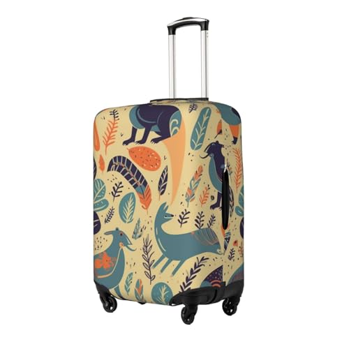 Housse de bagage contre rayures valise extensible noire taille L