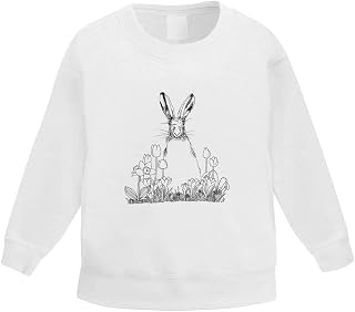 Azeeda 'Springtime Hare' Kid's Sweatshirt/Jumper (3-4 Years) (KW00039703)