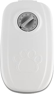Sarini Automatic Cat and Dog Feeder 350ml with 48 Hour Timer Cat and Dog Food Dispenser for Wet & Dry Food Timed Cat Feeding Station