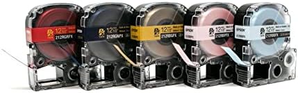 Amazon.com: Epson LabelWorks Ribbons Bundle - 5 Label Maker Printable ...