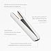 Aesty Dual Heater Titanium Flat Iron w/Charging Cradle - Professional Cordless Styler, Wireless Premium Straightener, Portable Tool for All Hair Types, 1-Pass Styling, Straightening and Curling