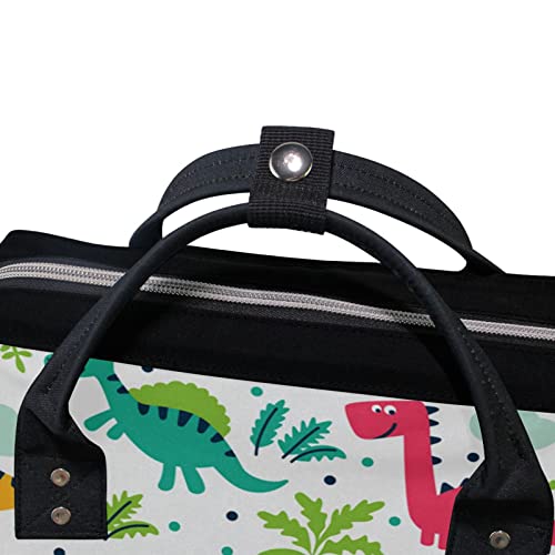Bolsa de fraldas de crocodilo, mochila de fraldas de grande capacidade, mochila de viagem multifunçõ