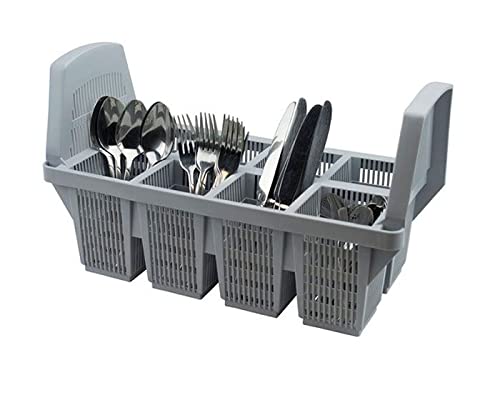 Caterbox Commercial Dishwasher Cutlery Baskets, Premium Solutions for Efficient Cleaning (8 Compartment)