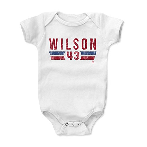 500 LEVEL Tom Wilson Baby Infant One Piece Bodysuit (12-18 Months, White) - Tom Wilson Font R