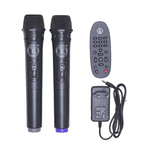Takara T-7106 a Karaoke Speaker 6.5 Inch Portable Multimedia Bluetooth, with Recording, USB, PA System with 2 Wireless Mic, FM. 7