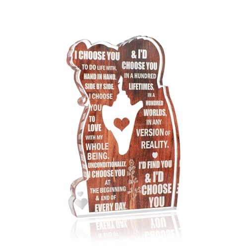 Joyline Heartfelt Acrylic Plaque for Home and Gifts