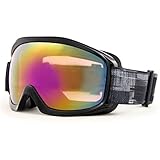 VAXPOT(バックスポット) ゴーグル スノーボード スキー メンズ 【ダブルレンズ UVカット くもり止め 球面レンズ 全天候】 VA-3615 BLK