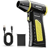 Electric Compressed Air Duster Cordless: 2026 Upgraded Mini Blower with 310g Wind Pressure 5-Speed Adjustable 360000 RPM for Computer Keyboard Outdoor and Car Cleaning - Fast Charging Handheld Blower