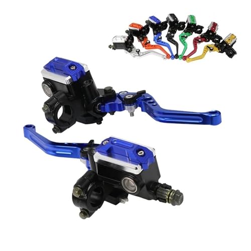 Bomba de embrague freno hidráulico de 22 mm para manillar de motocicleta Yamaha en color negro izquierdo 3