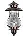 Dusk to Dawn Sensor Outdoor Wall Sconce Vintage Outside Lighting Fixture Wall Mount With Photocell, Waterproof Wall Lantern Oil Rubbed Brown Porch Lights, Rustic Exterior Wall Lamp for House, Garage