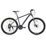 GRAVEL | Mountain Bike Everest MTB - Rodada 29 | Talla L 19' Gris y Negro | Nuevo Modelo 2025 |...