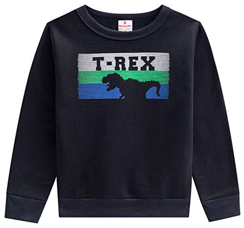 Conjunto Blusão e Calça Jogger, Brandili, Meninos, Preto, 10