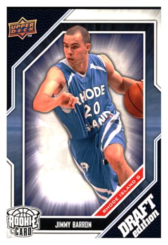 2009-10 Upper Deck Draft Edition Rookie RC #4 Jimmy Barron Rhode Island Rams Basketball Trading Card