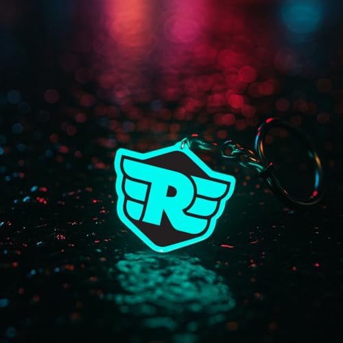 Image of Mi Glow Store Glow in Dark Keychain for Bike Men | Gift for Man | Bike Accessories | Charges in Light Glows in Dark | Key chain for Bike