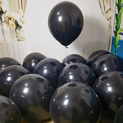 Image of 90 Pack Black Balloons 18 inch Black Latex Party big Balloon Bulk for Various Party Events Decorations