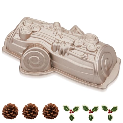 Zhehao Christmas Yule Log Pan
