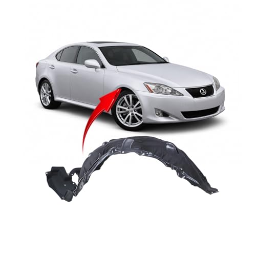 FitParts Compatible With Front Right Passenger Side Fender Liner Lexus IS 250, 350 2006-2008 Sedan. New, Plastic & Ready to Install. LX1251112 5380553020