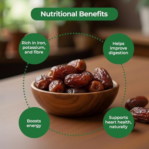 Image of Khetika Premium Fard Dates 400gm, Dry Fruits, Khajoor, Khajur, No Added Sugar