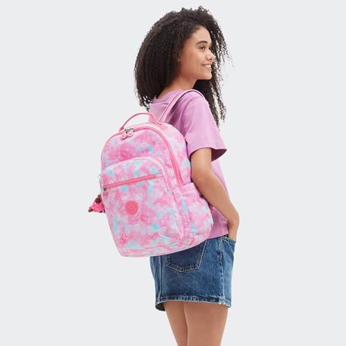 Image of Kipling Women's Seoul 15 inch Laptop Backpack, Durable, Roomy with Padded Shoulder Straps, Built-In Protective Sleeve