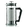 Bialetti 06708 Trendy Stainless Steel Coffee Press 8 cups 34 oz tea coffee coldbrew silver