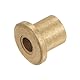 QUARKZMAN 8Stk Flansch Lager Hülse 4mm Bohrung 8mm AD 10mm Länge 2mm Flansch Dicke Bronze Buchse Selbstschmierende Gleitbuchsen Hülse für Industrieanlagen