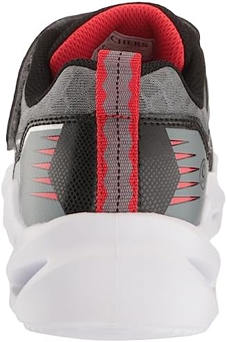 Skechers Kids Boy's Shark-Bots-Wave-Tron Sneaker, Gray, 3 Little Kid | Image 2