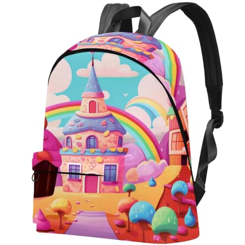 Sac à dos pour femme rose bonbon spacieux et léger pour voyager serein