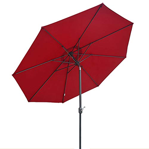 Grandes parasol para patio jardín de 9 pies ideal para disfrutar de almuerzos de mercado