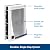 PetSafe Never Rust Dog and Cat Door, Small, for Pets Up to 15 lb, Paintable, Easy DIY Installation, Closing Panel Included, Install in Interior and Exterior Doors or Walls, Durable, Adjustable Flap