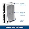 PetSafe Plastic Pet Door - Easy Install for Wood, PVC Metal & Paneled Doors - Rust-Free Plastic Frame - Flap Dimensions 13 3/4" W x 23 3/4" H - for Extra Large Dogs Weighing Up to 220 lb