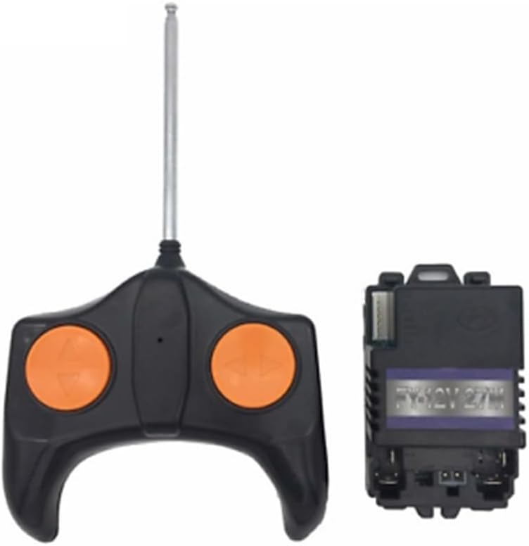 27MHz Remote Control Receiver for 6V and 12V Kids Electric Ride-On Toy Cars, Long Range 4-Way Controller Boa-rd Compatible with Multiple Models for Replacement or Upgrade(FY-12V 27M Full set Full set)