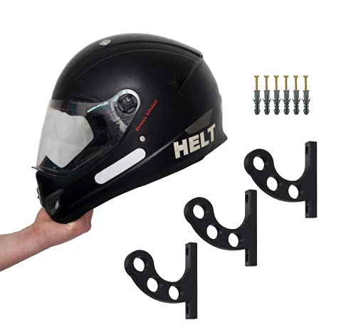 Kit 3 Suportes de Parede para Capacete e acessórios