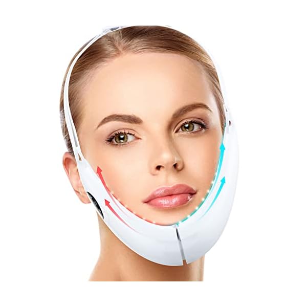 Elektrisches Elektrisches V-Gesicht Shapin Massagegerät Face Slimming-Gerät Doppelkinn-Druckminderer EMS Mikrostrom Photon Face Lifting Machine
