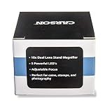 Carson LED VersaLoupe 10x LED Lighted Focusing Loupe Magnifier (LH-50)