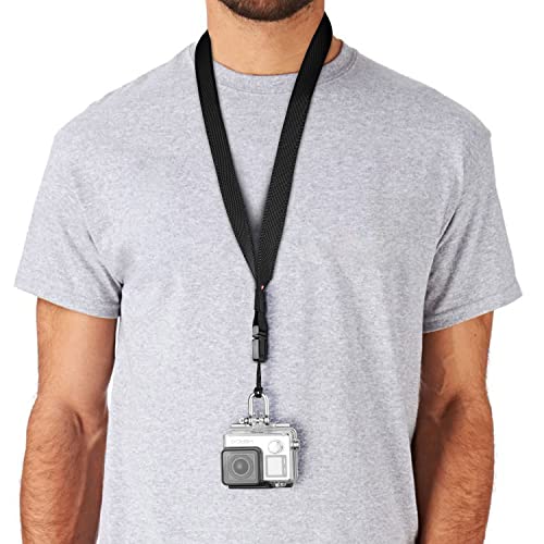TXEsign Neck Strap for GoPro Mount Adapter Detachable Lanyard with Stainless Steel Shackle - Thumbnail 4