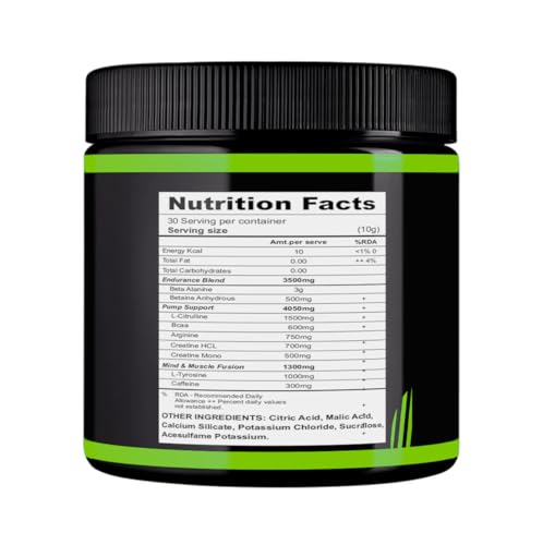Image of Muscle Asylum F9 Pro Pre-Workout - 30 Servings, 300 Gm (Watermelon) | Boosts Energy & Endurance | Improves Focus,Powder