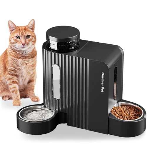 Comedouro e bebedouro automático Gardner Pet, conjunto 2 em 1 em ...
