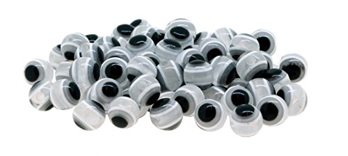 Mandala Crafts 8mm Round Turkish Greek White Jewelry Making Evil Eye Beads