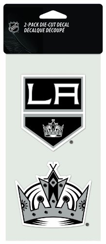 NHL Los Angeles Kings 2-Piece Die-Cut Decal, 4