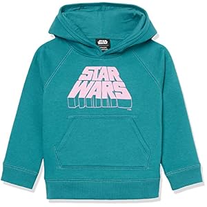 Amazon Essentials Disney | Marvel | Star Wars | Frozen | Princess Girls and Toddlers’ Fleece Pullover Hoodie Sweatshirt