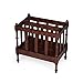 HomeRoots Mahogany Wood Solids, MDF, Mahogany Veneer Antique Cherry Magazine Basket